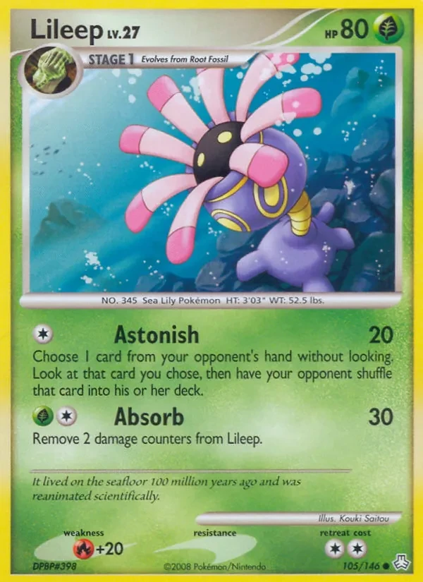 Lileep 105/146 Legends Awakened Pokémon card