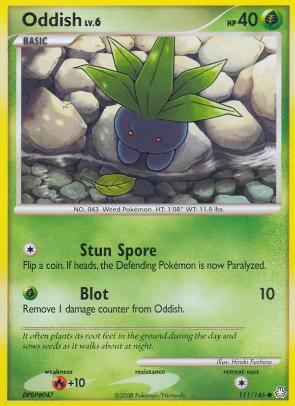 Oddish 111/146 Legends Awakened Pokémon card