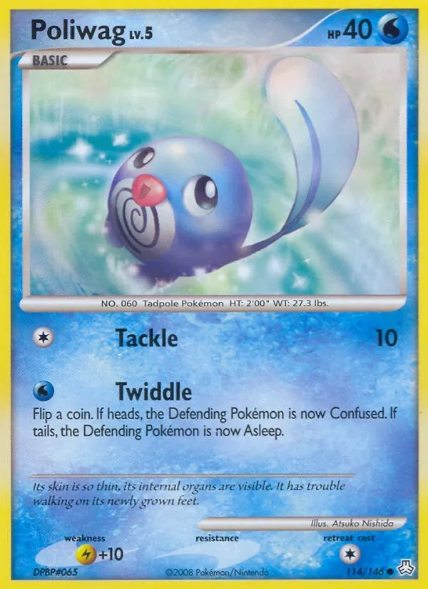 Poliwag 114/146 Legends Awakened Pokémon card