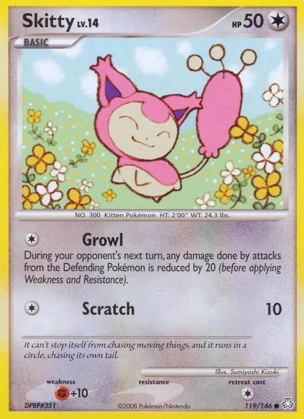 Skitty 119/146 Legends Awakened Pokémon card