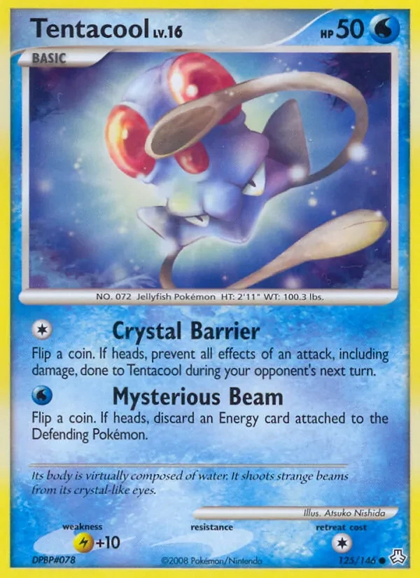 Tentacool 125/146 Legends Awakened Pokémon card