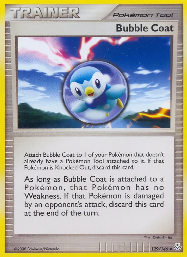 Bubble Coat 129/146 Legends Awakened Pokémon card