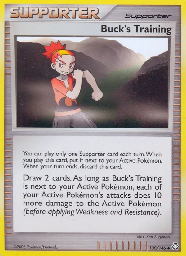 Buck's Training 130/146 Legends Awakened Pokémon card