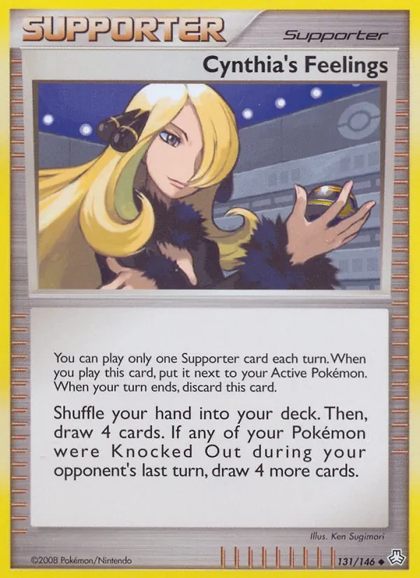 Cynthia's Feelings 131/146 Legends Awakened Pokémon Karte