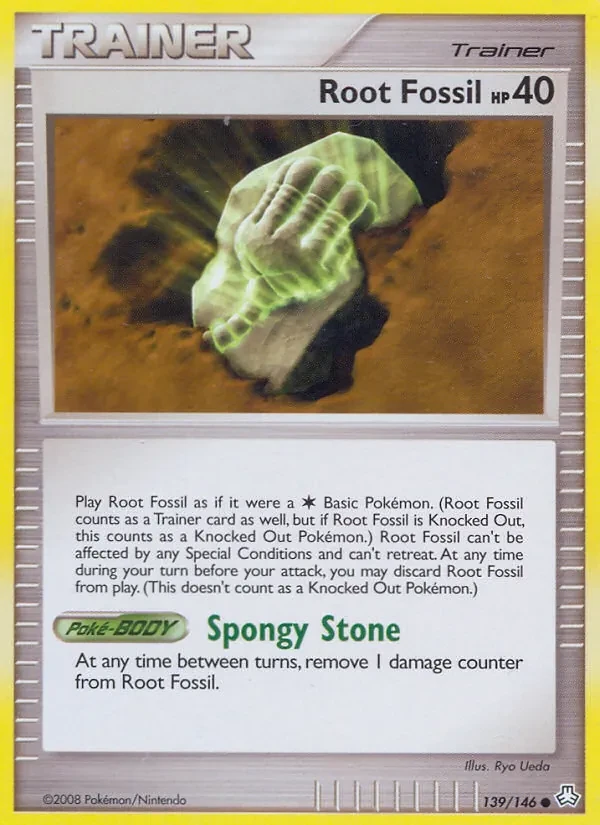 Root Fossil 139/146 Legends Awakened Pokémon card