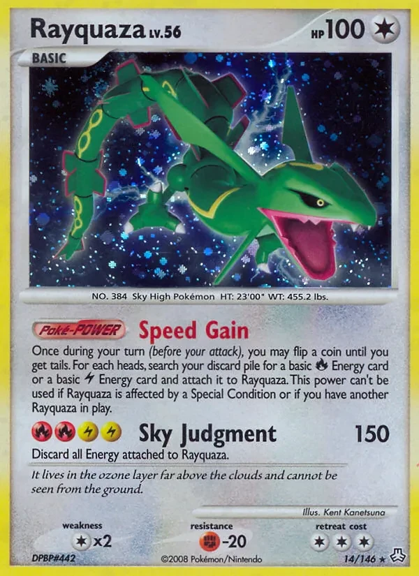 Rayquaza 14/146 Legends Awakened Pokémon card