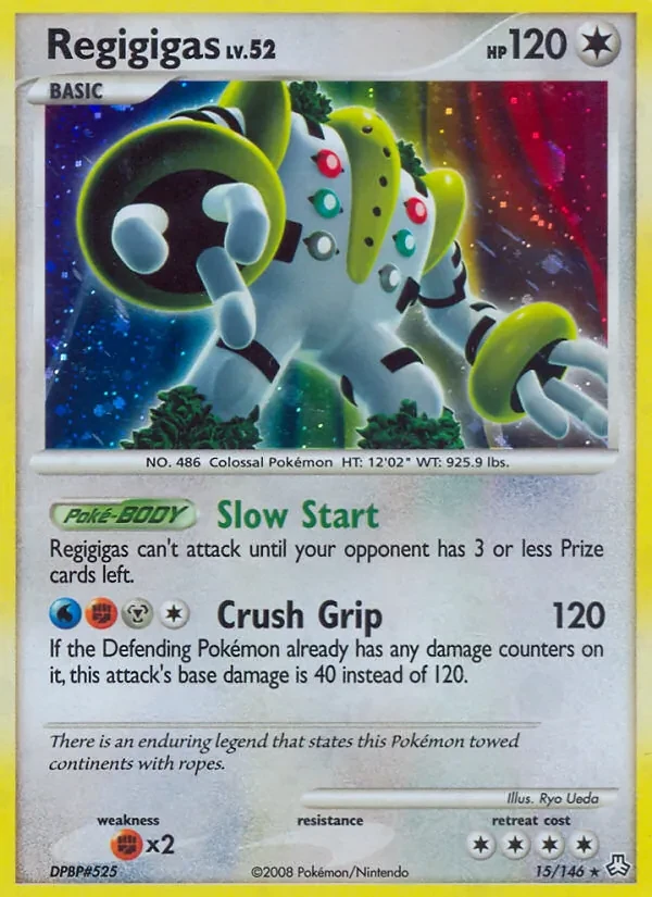 Regigigas 15/146 Legends Awakened Pokémon card
