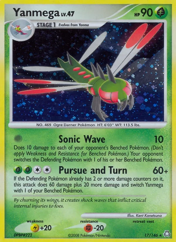 Yanmega 17/146 Legends Awakened Pokémon card