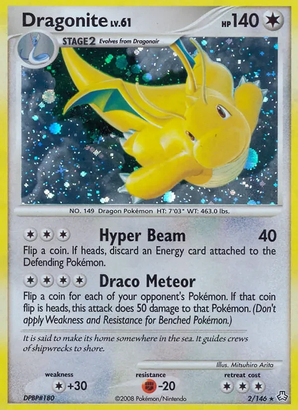 Dragonite 2/146 Legends Awakened Pokémon card