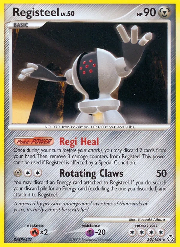 Registeel 39/146 Legends Awakened Pokémon card
