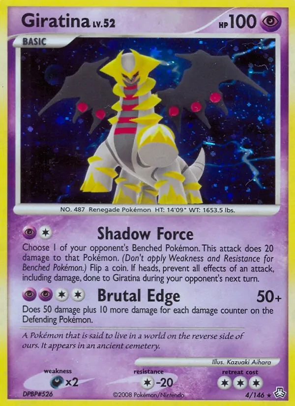 Giratina 4/146 Legends Awakened Pokémon card