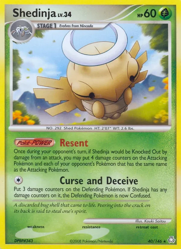 Shedinja 40/146 Legends Awakened Pokémon Karte