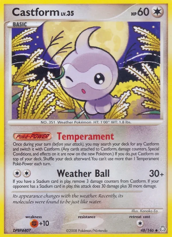 Castform 48/146 Legends Awakened Pokémon card