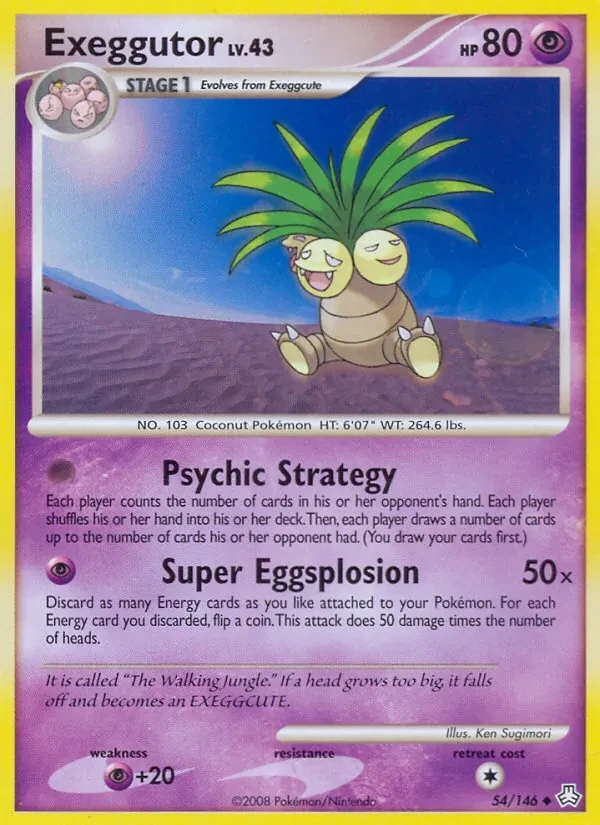 Exeggutor 54/146 Legends Awakened Pokémon card