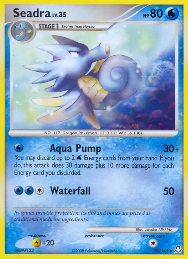 Seadra 70/146 Legends Awakened Pokémon card
