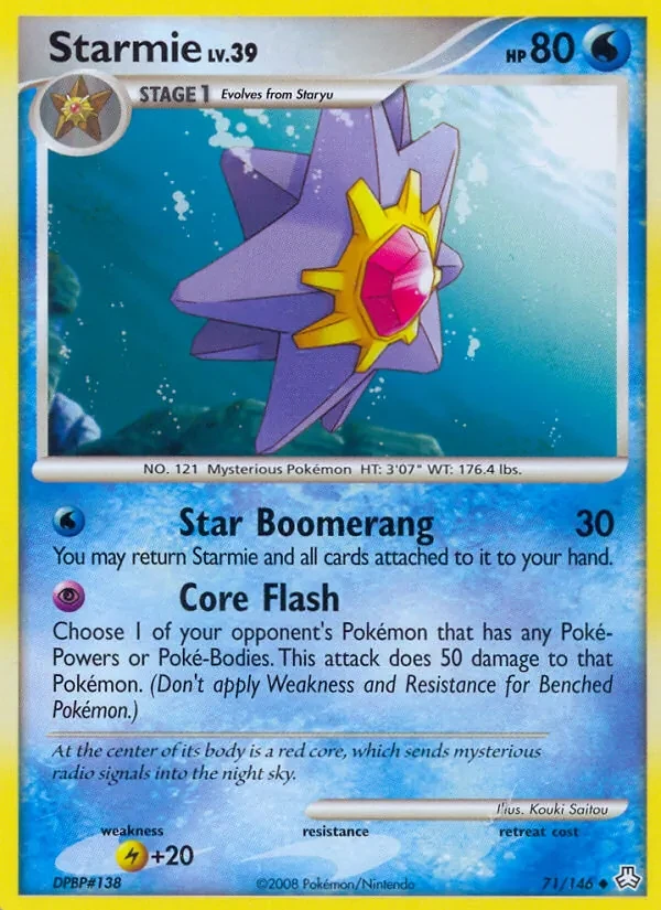 Starmie 71/146 Legends Awakened Pokémon Karte