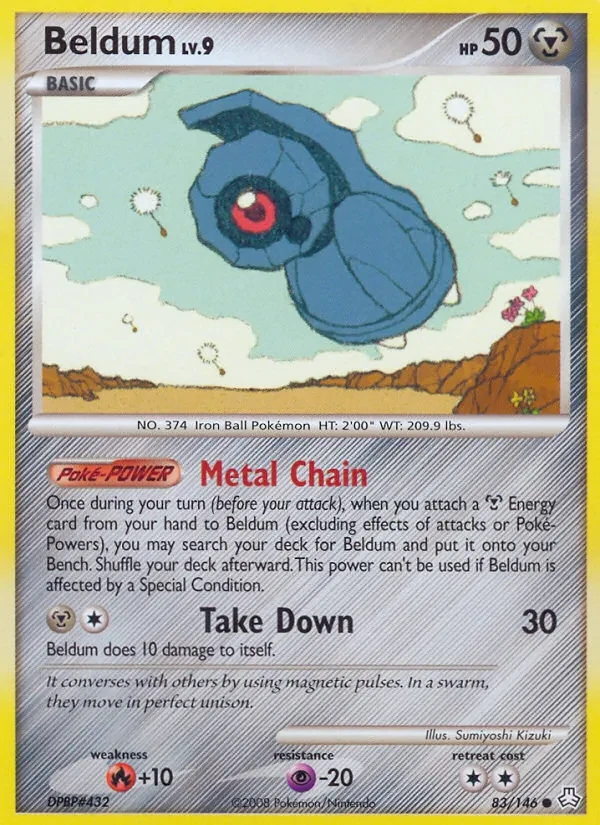 Beldum 83/146 Legends Awakened Pokémon card