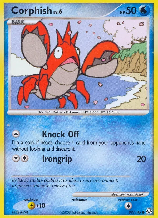 Corphish 89/146 Legends Awakened Pokémon card