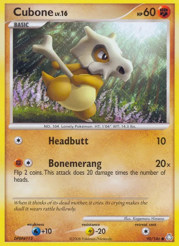 Cubone 90/146 Legends Awakened Pokémon Karte