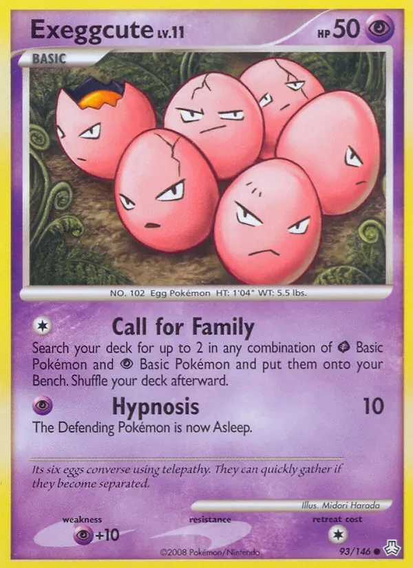 Exeggcute 93/146 Legends Awakened Pokémon card
