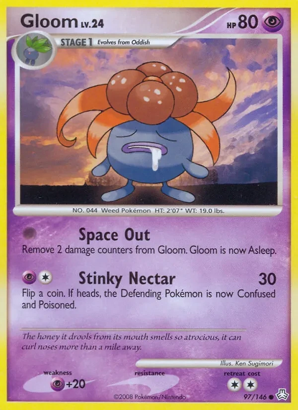 Gloom 97/146 Legends Awakened Pokémon card