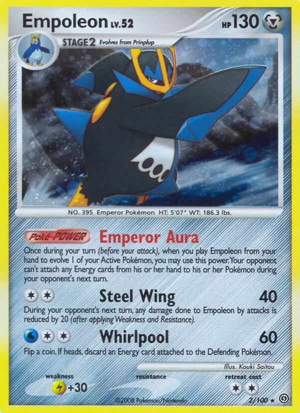 Carta Pokémon Empoleon 2/100 Stormfront