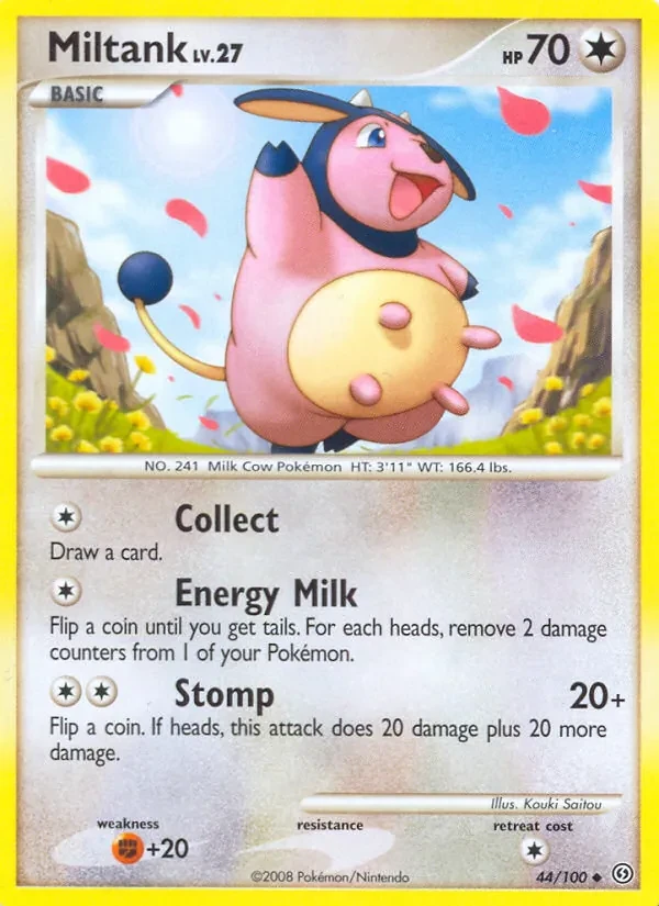 Miltank 44/100 Stormfront Pokémon card