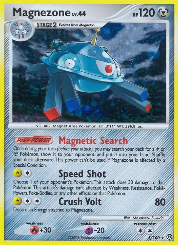 Magnezone 5/100 Stormfront Pokémon card
