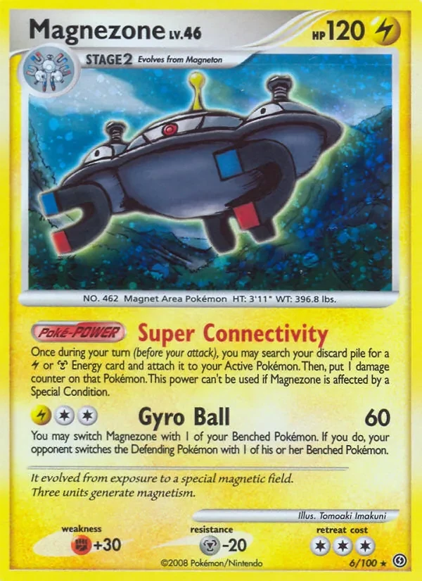 Magnezone 6/100 Stormfront Pokémon card