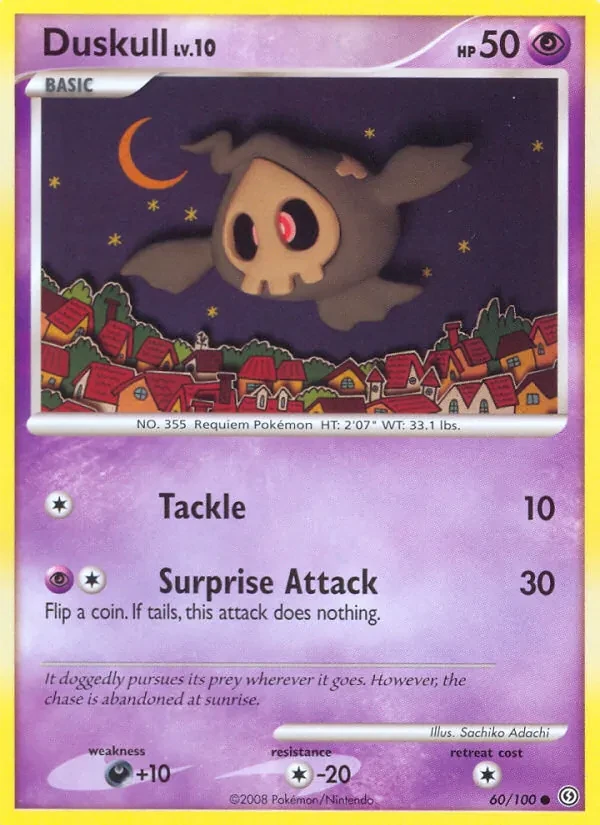 Carte Pokémon Duskull 60/100 Stormfront