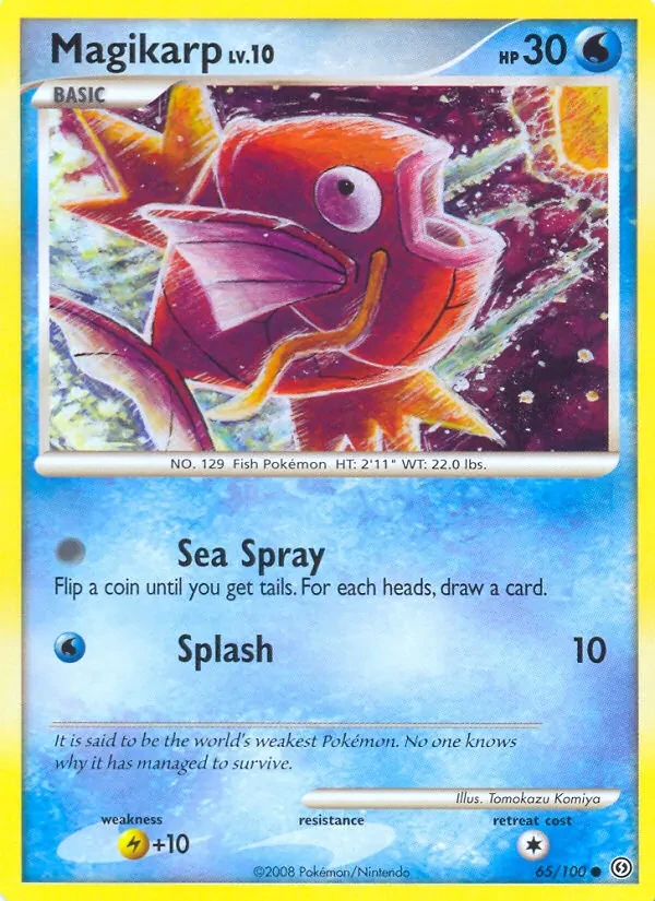 Magikarp 65/100 Stormfront Pokémon card