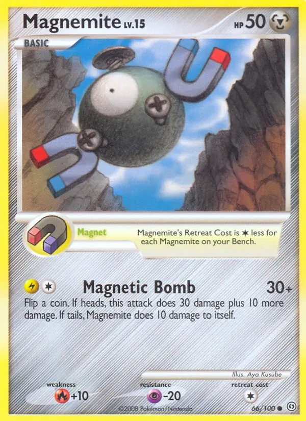 Magnemite 66/100 Stormfront Pokémon Karte