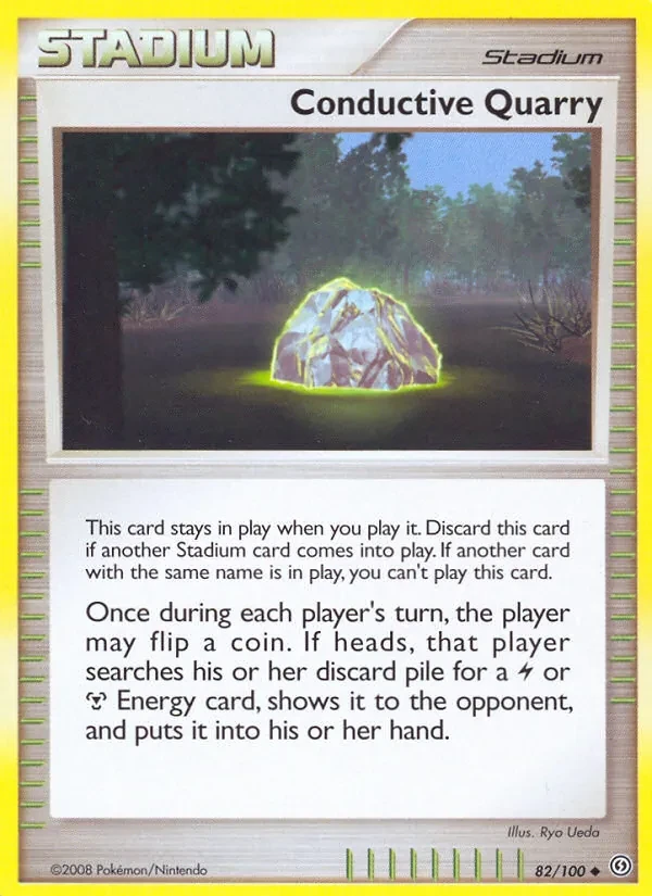 Conductive Quarry 82/100 Stormfront Pokémon Karte