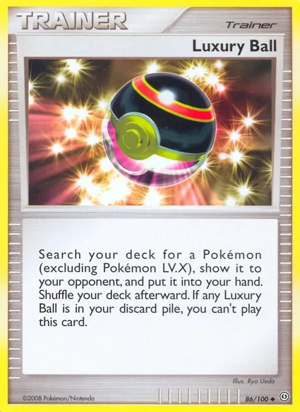 Luxury Ball 86/100 Stormfront Pokémon card