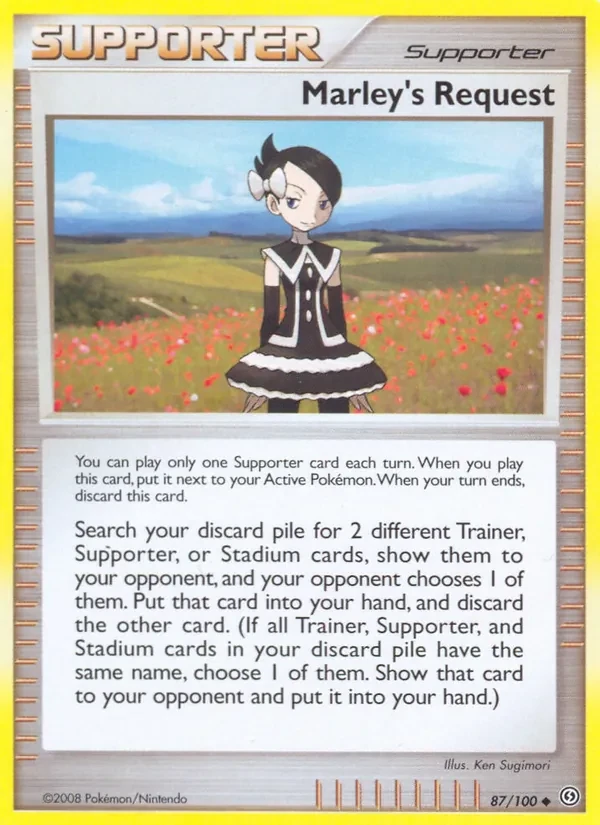 Marley's Request 87/100 Stormfront Pokémon card
