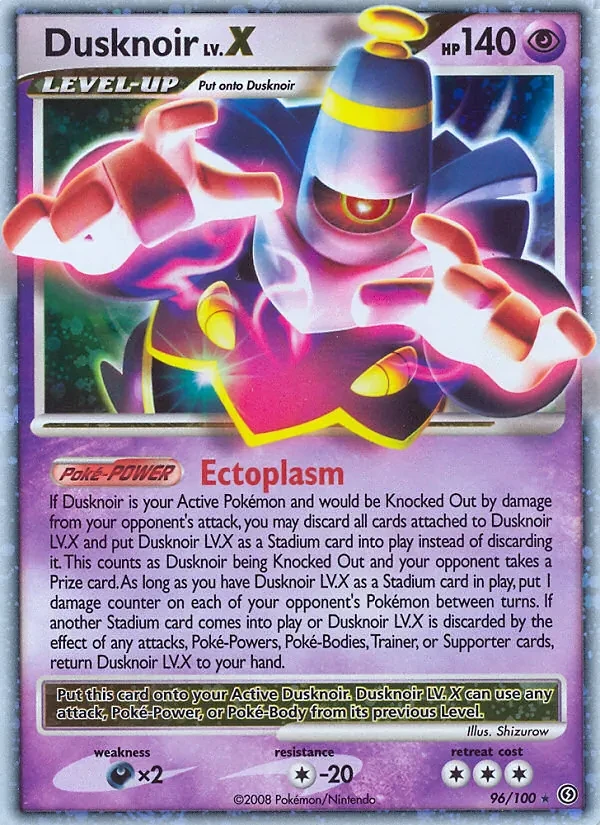 Dusknoir 96/100 Stormfront Pokémon card