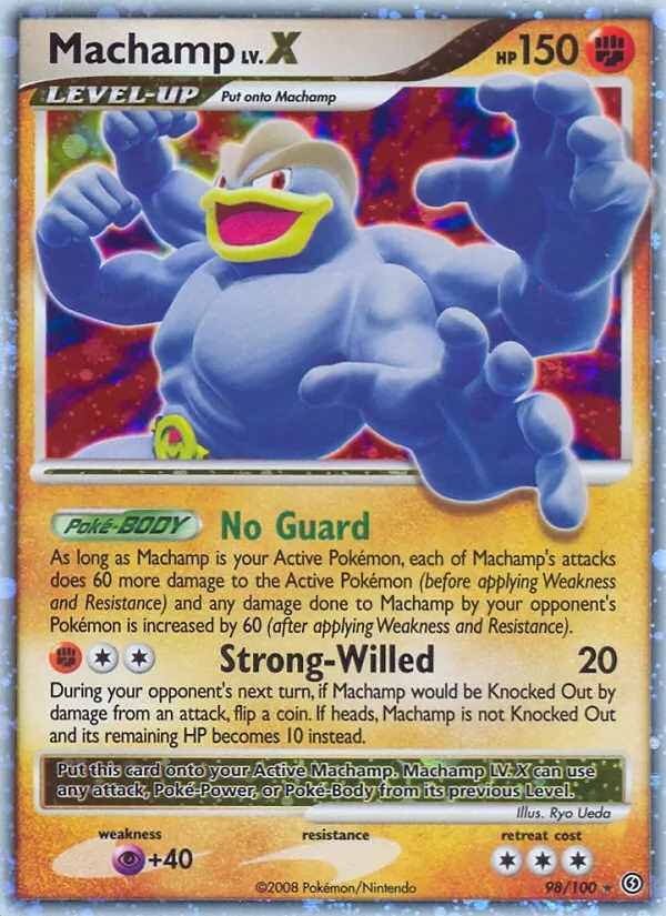 Machamp 98/100 Stormfront Pokémon card