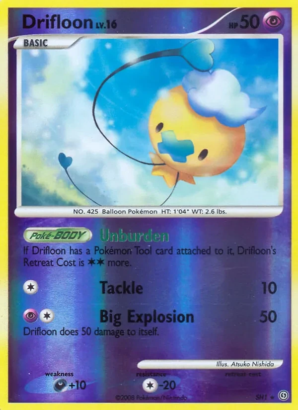 Carte Pokémon Drifloon SH1 Stormfront
