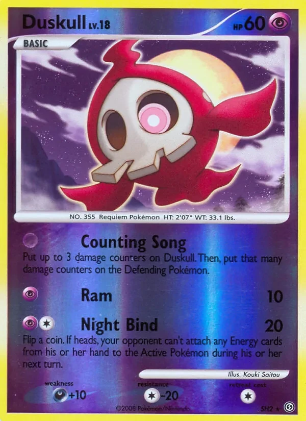 Duskull SH2 Stormfront Pokémon card