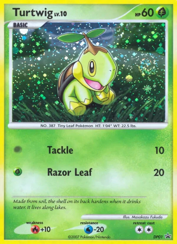 Turtwig DP01 DP Black Star Promos Pokémon card