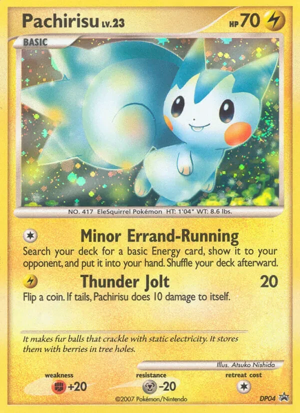 Pachirisu DP04 DP Black Star Promos Pokémon card