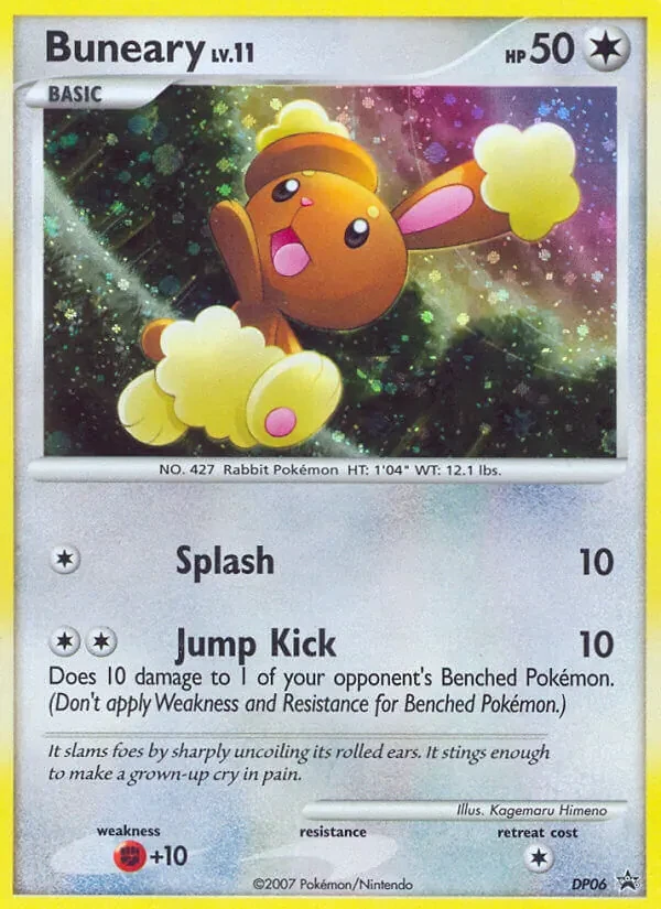 Buneary DP06 DP Black Star Promos Pokémon card
