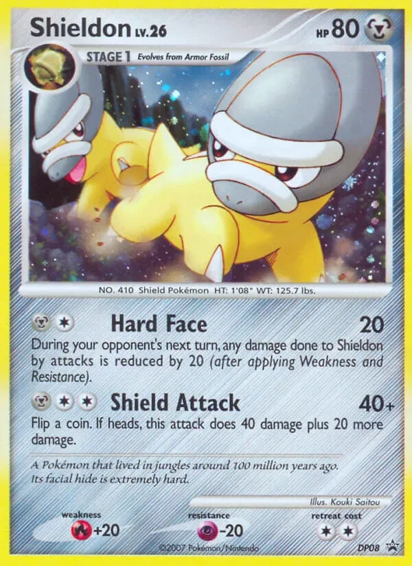 Shieldon DP08 DP Black Star Promos Pokémon card