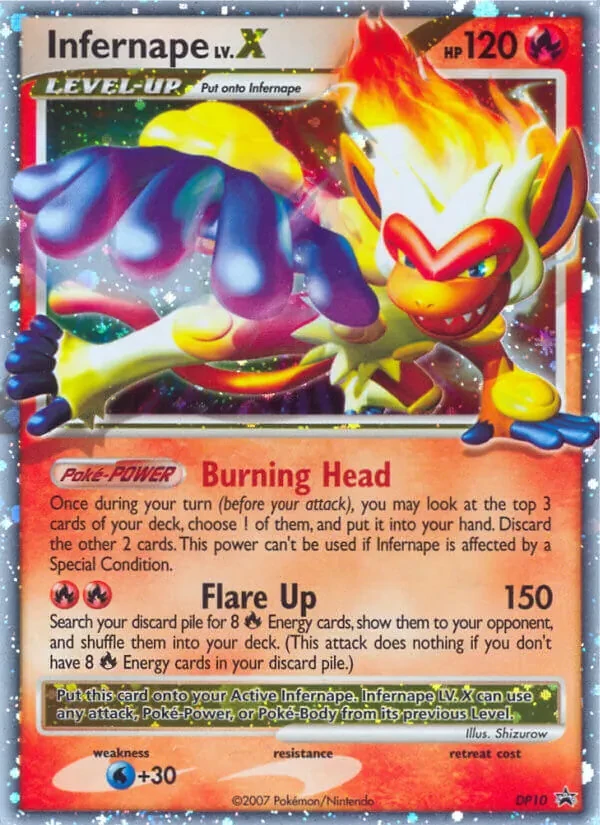 Infernape DP10 DP Black Star Promos Pokémon card