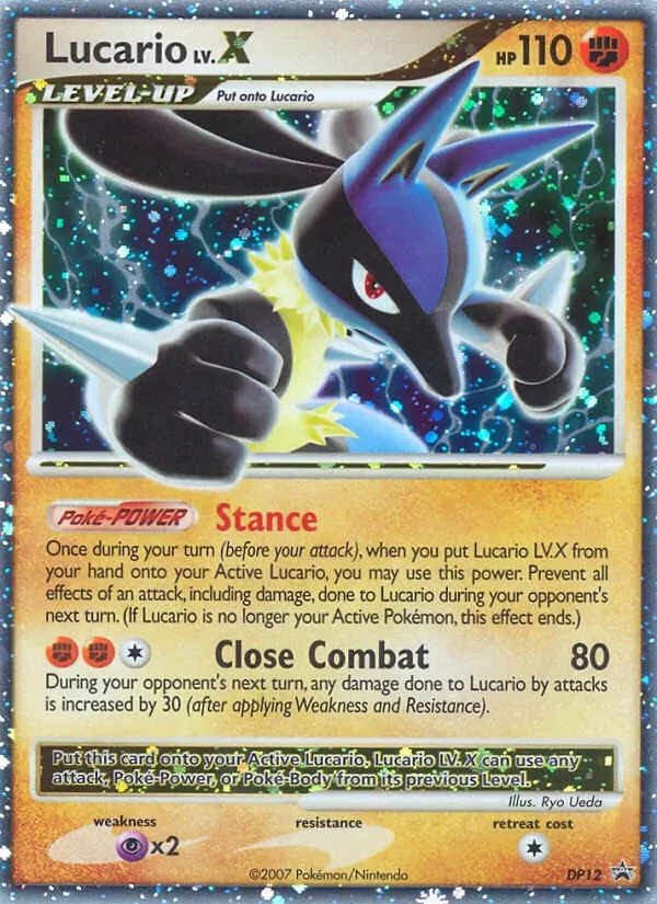 Lucario DP12 DP Black Star Promos Pokémon card