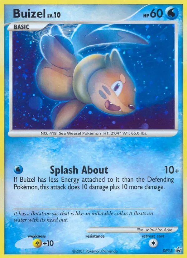 Buizel DP13 DP Black Star Promos Pokémon card