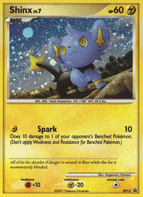 Shinx DP15 DP Black Star Promos Pokémon Karte