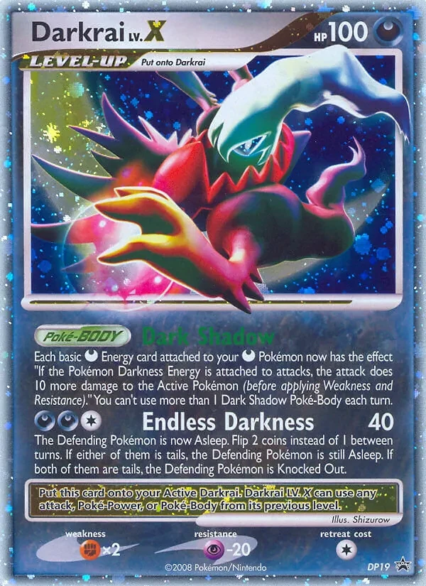 Darkrai DP19 DP Black Star Promos Pokémon card