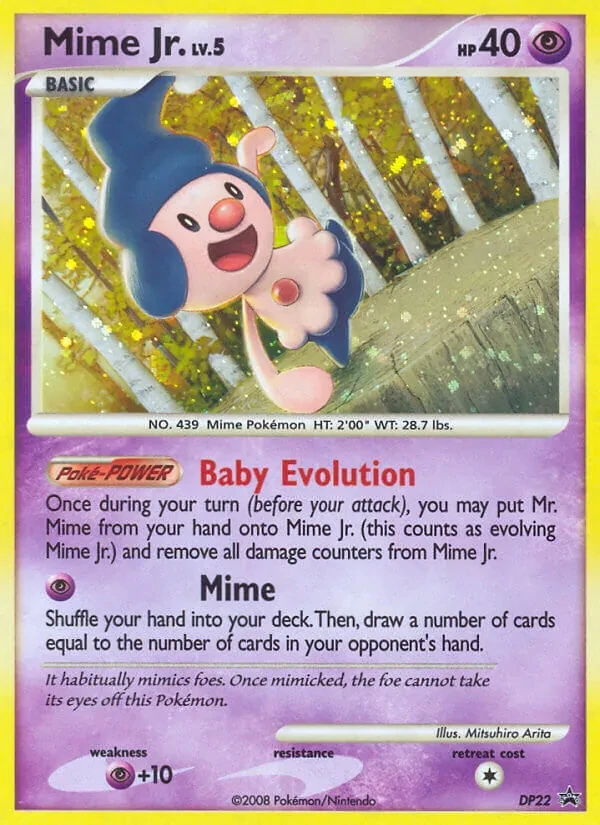 Mime Jr. DP22 DP Black Star Promos Pokémon card