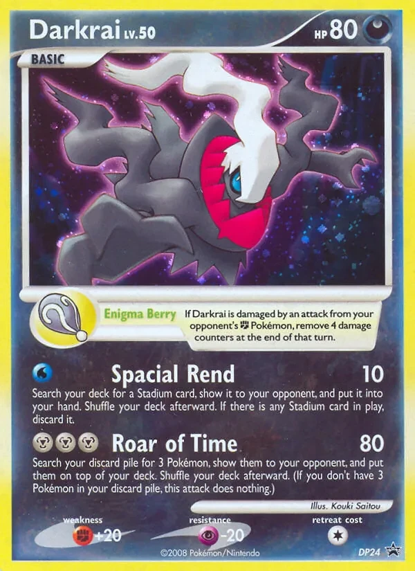 Darkrai DP24 DP Black Star Promos Pokémon card